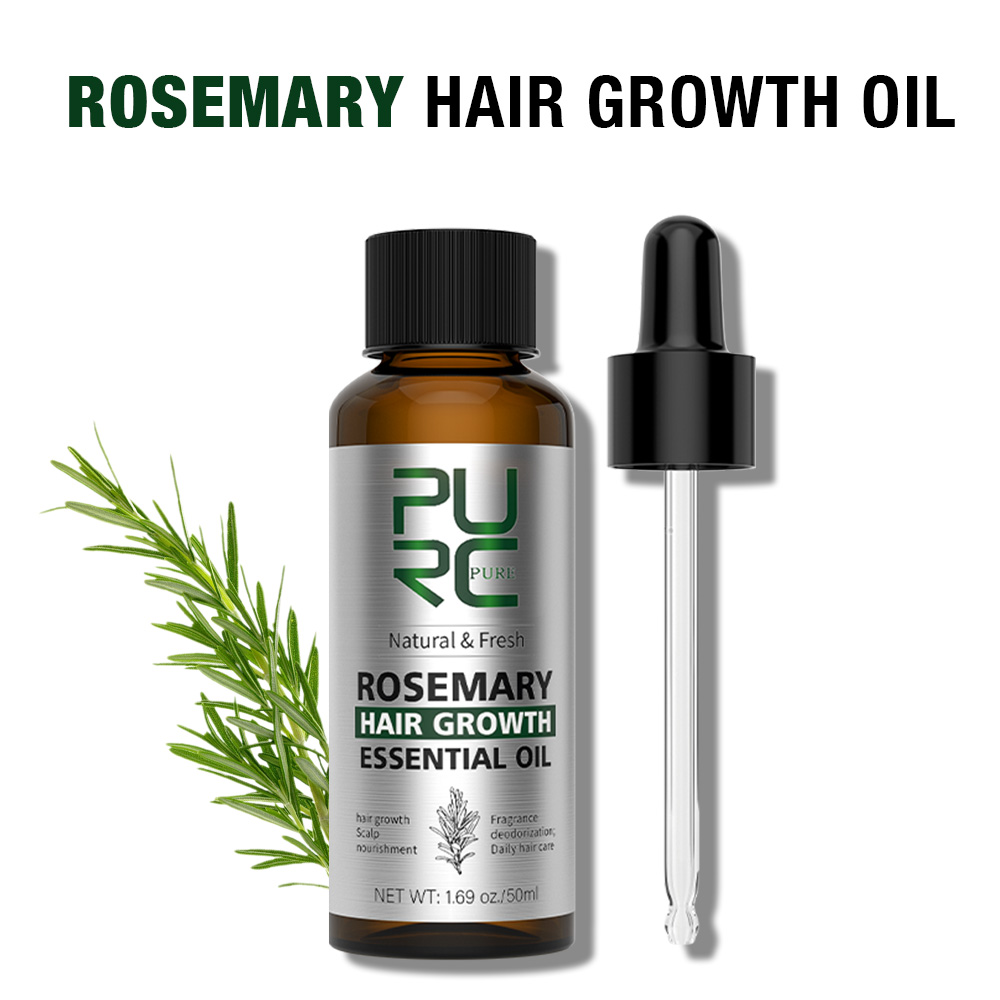 Hair Care Essential Oil Atomizing - زيت إكليل الجبل PURC لنمو الشعر
