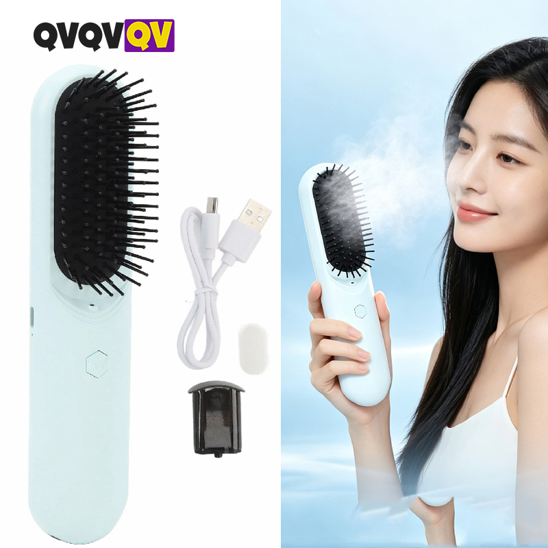 Hair Care Essential Oil Atomizing - مشط الشعر بالأيونات السالبة، مدلك فروة