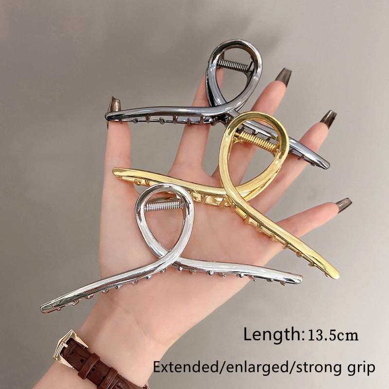 Hair Clip Claw Large - مشبك شعر عالي ومعدني، مشبك كبير