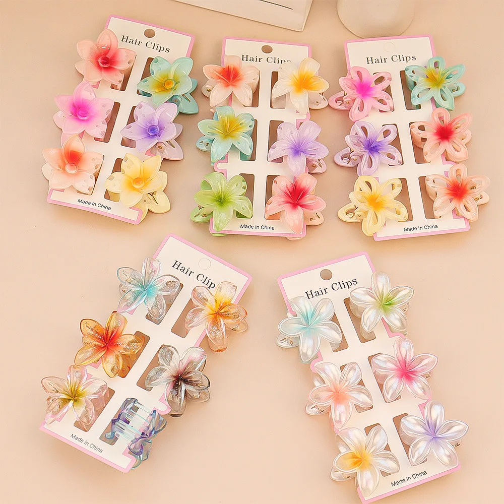 Hair Clip Claw Large - 6 قطعة مشبك شعر صغير على