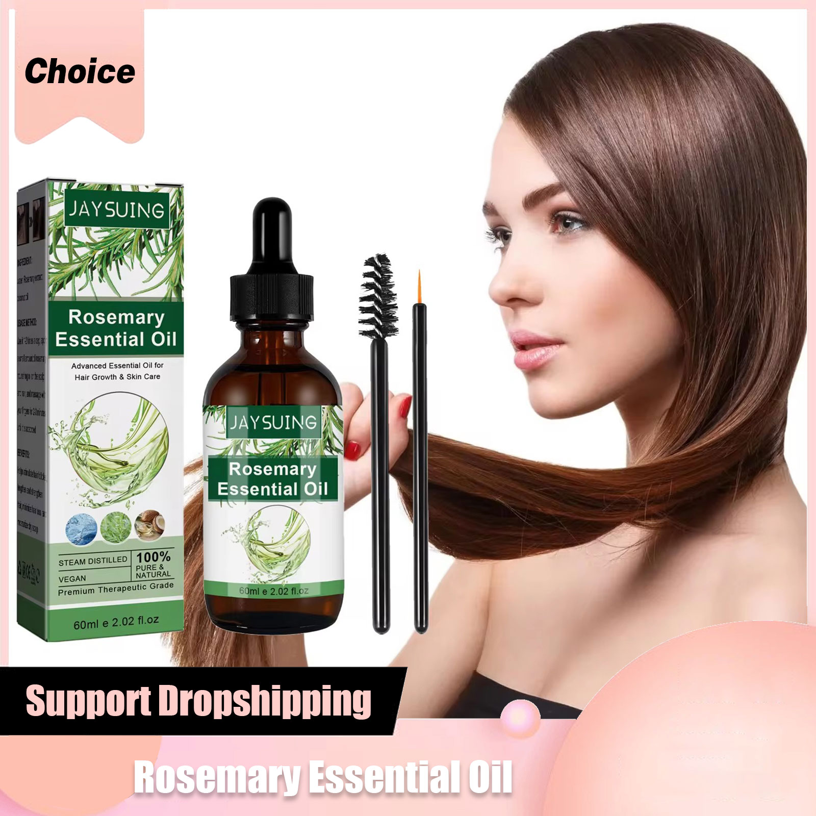 Hair Growth Serum Oil - زيت إكليل الجبل العطري لنمو الشعر