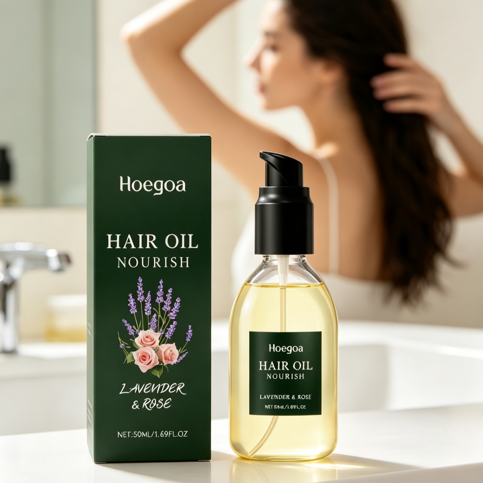 Hair Care Natural Ingredients - ﻿ زيت العناية بالشعر من هوغويا