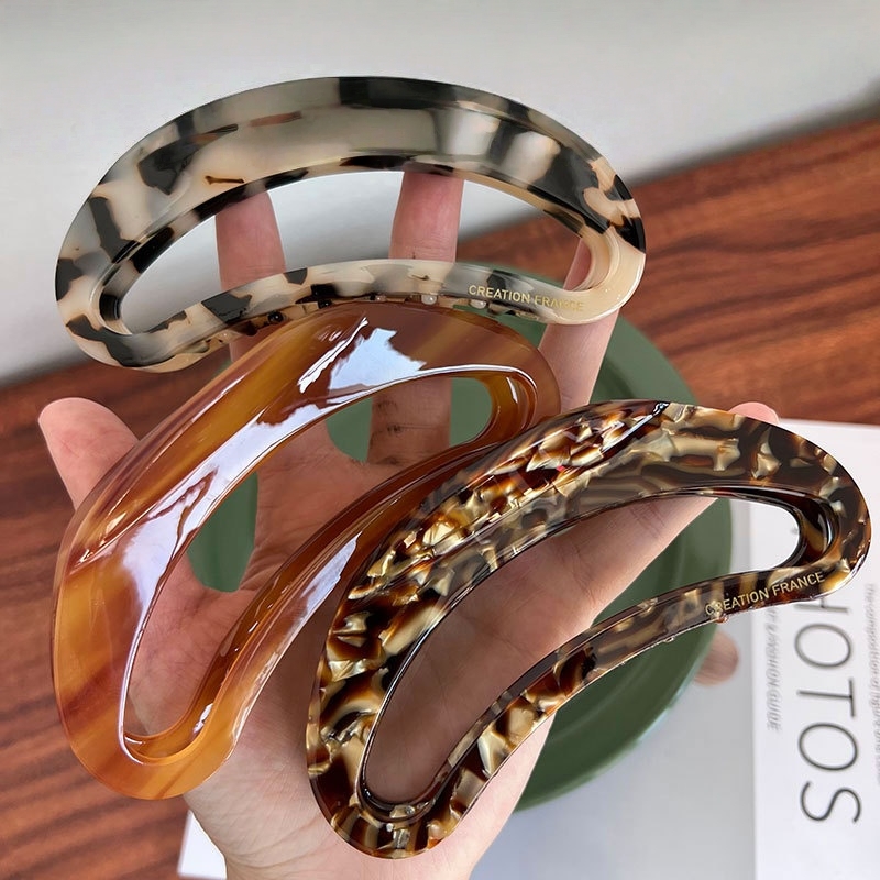 Hair Clip Claw Large - 9.5 سنتيمتر المرأة الفرنسية موضة مشبك