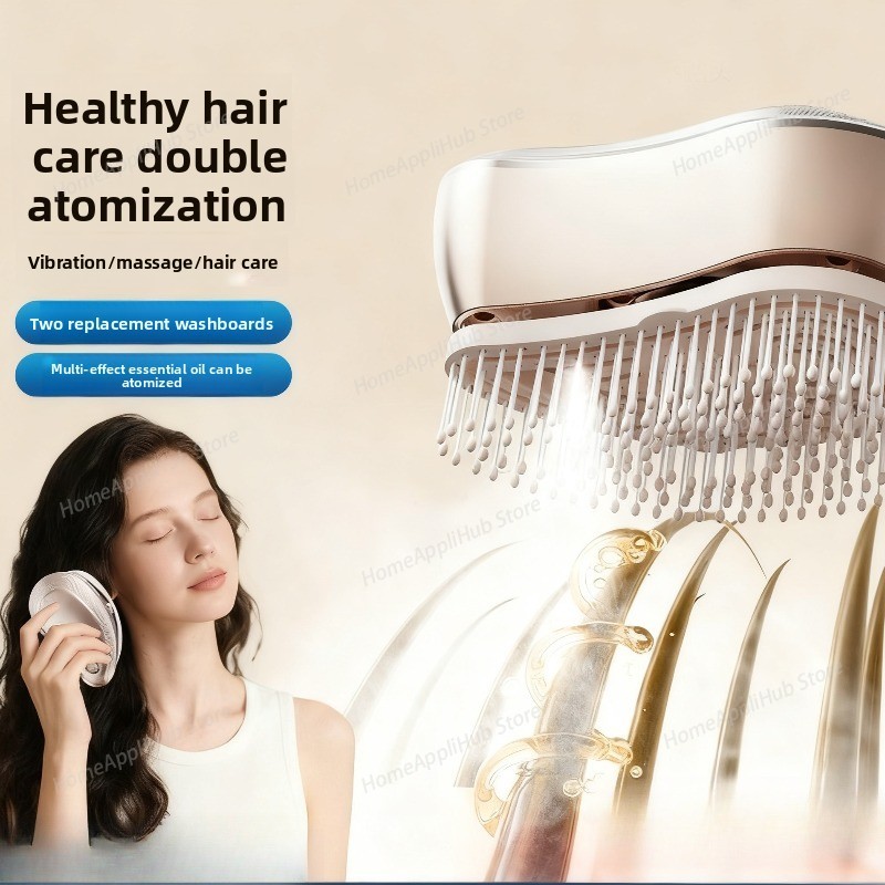 Hair Care Essential Oil Atomizing - مشط تدليك كهربائي، مدلك بالزيت العطري،