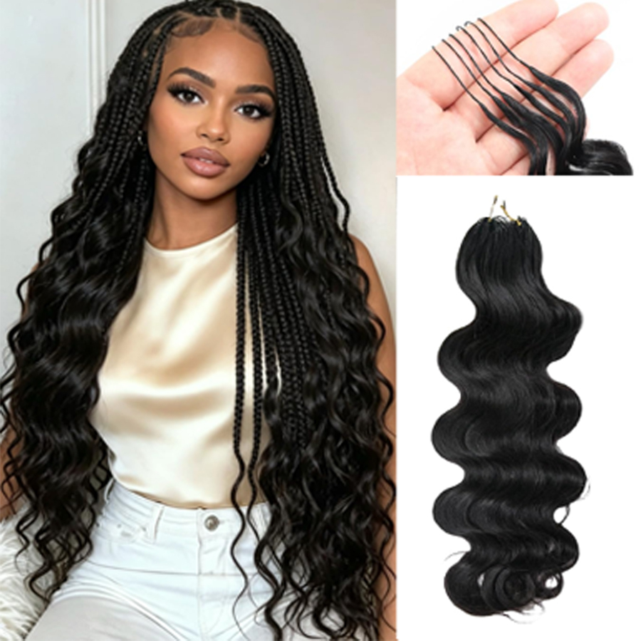 Hair Care Indian - وصلات شعر كروشيه 100% شعر بشري