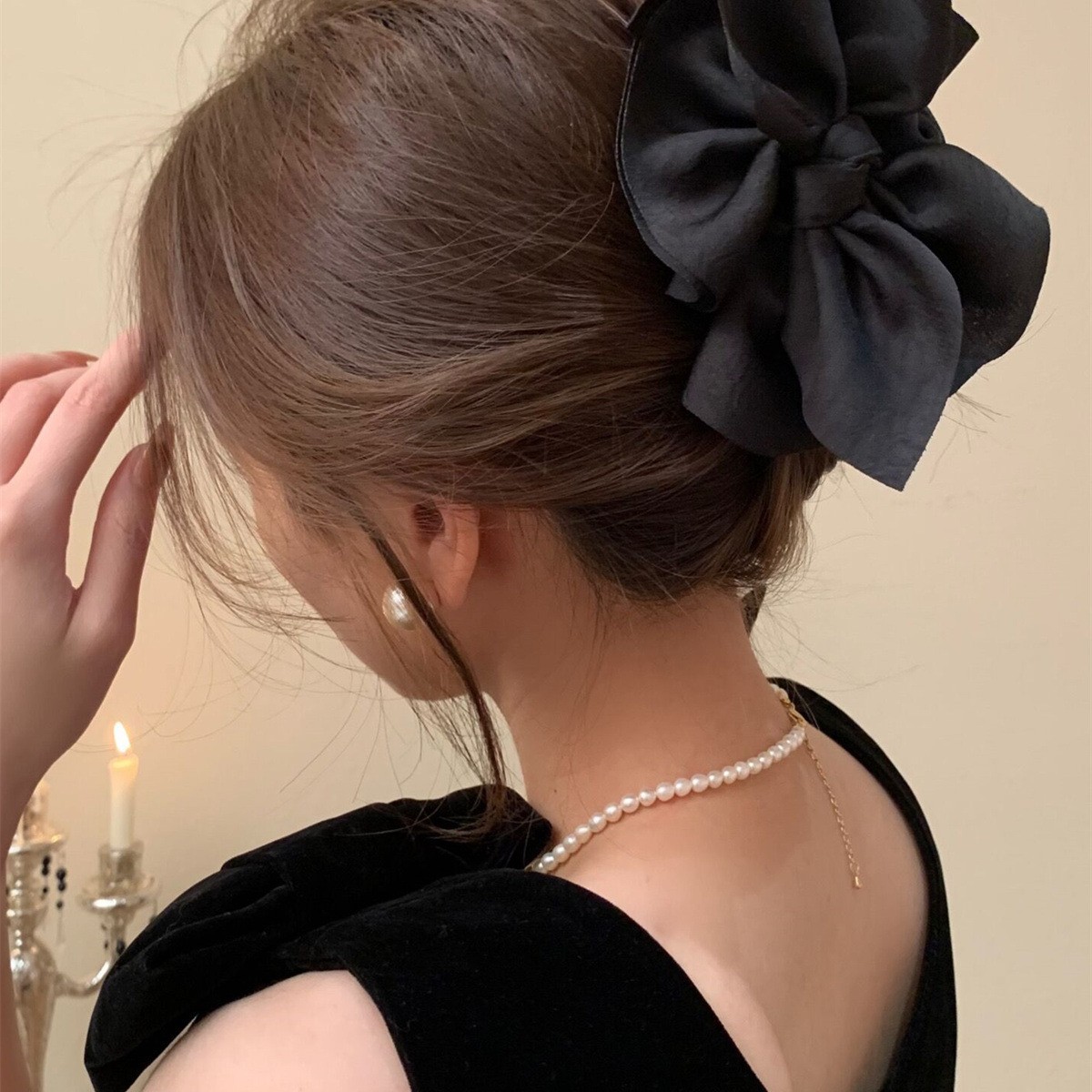 Hair Clip Claw Large - مشبك شعر جديد كبير من القماش