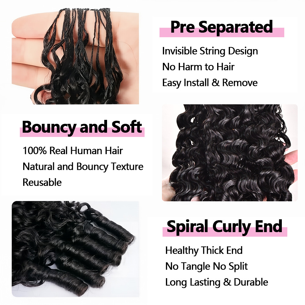 وصلات شعر بشري مجعد بورمي بطول - مراجعة Hair Care Formulation وسعره