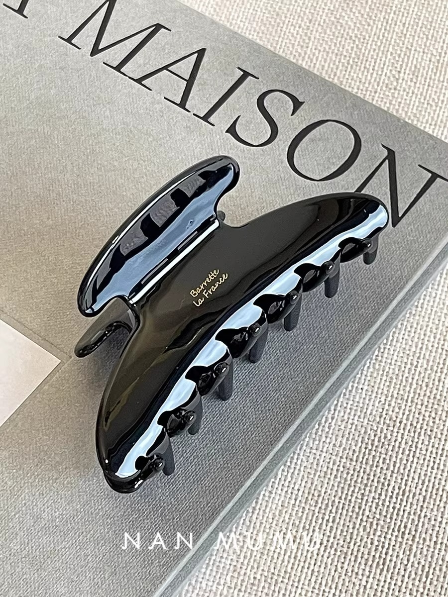 جديد ريترو الكورية خلات مشبك ش - مراجعة Hair Clip Claw Large وسعره