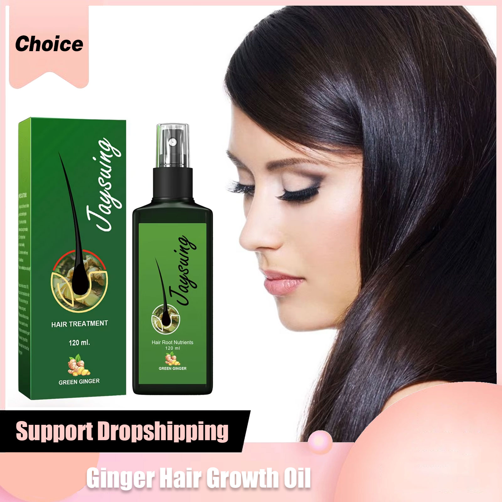 سريع الزنجبيل نمو الشعر رذاذ ا - مراجعة Hair Growth Serum Oil وسعره