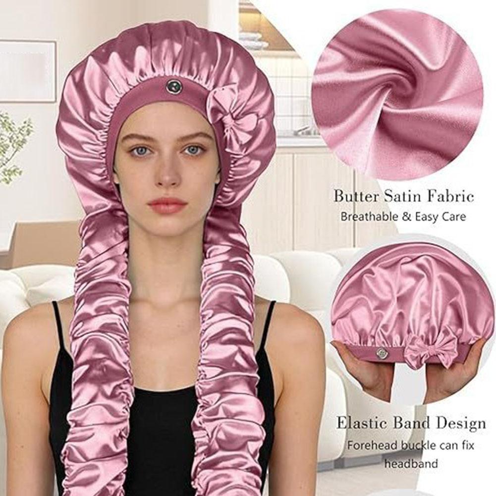 غطاء نوم لتجعيد الشعر بدون حرا - مراجعة Satin Hair Bonnet وسعره