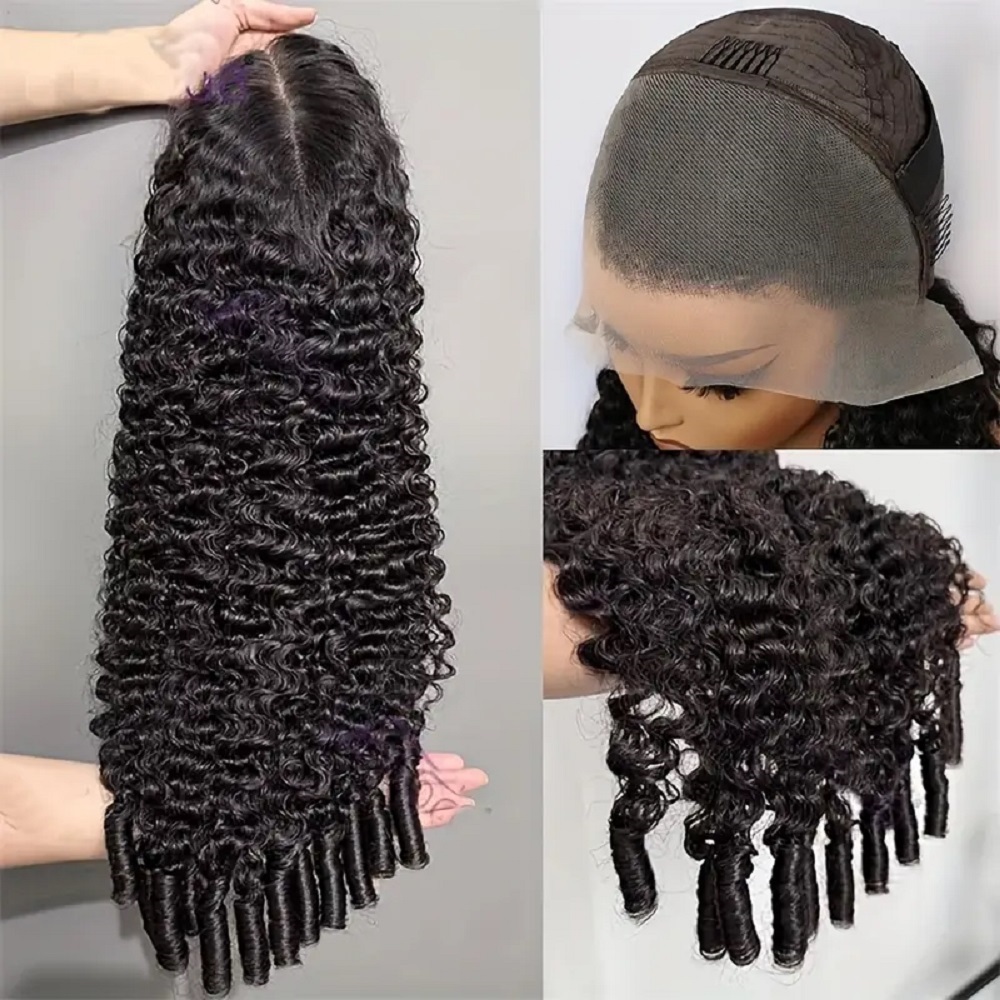 شعر مستعار بشري مموج بورمي طبي - مراجعة Lace Front Wig وسعره