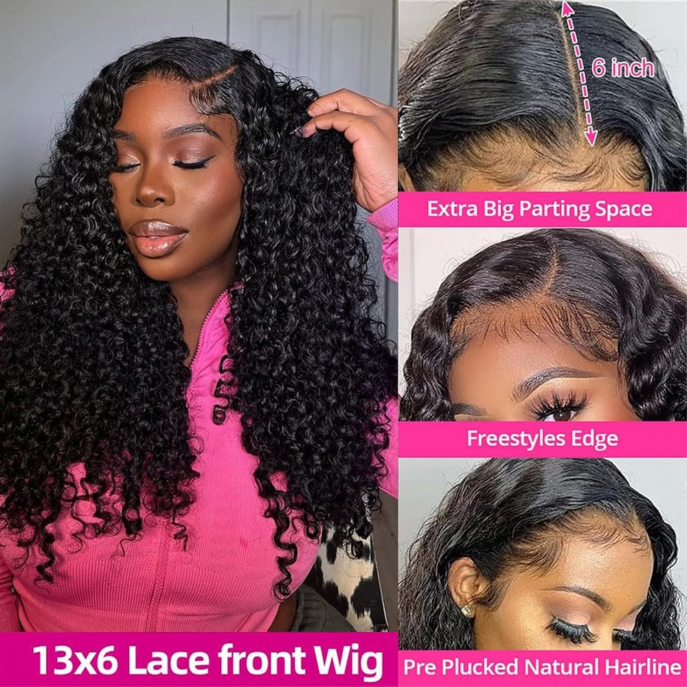شعر مستعار بشري مموج بورمي طبي - مراجعة Lace Front Wig وسعره