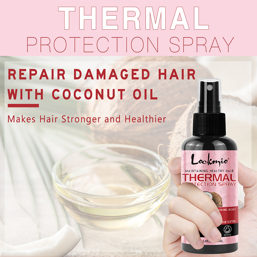 LOCKMIO رذاذ حماية حراري مرطب  - مراجعة Hair Care Heat Protectant وسعره