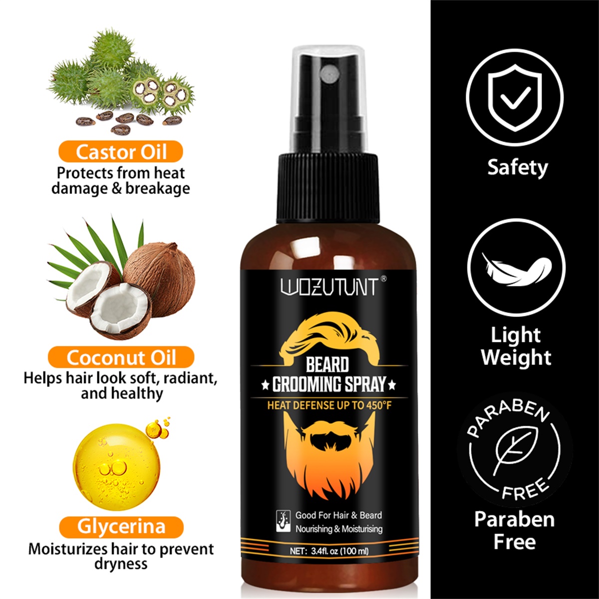 بخاخ العناية باللحية، مكيف شعر - مراجعة Hair Care Heat Protectant وسعره