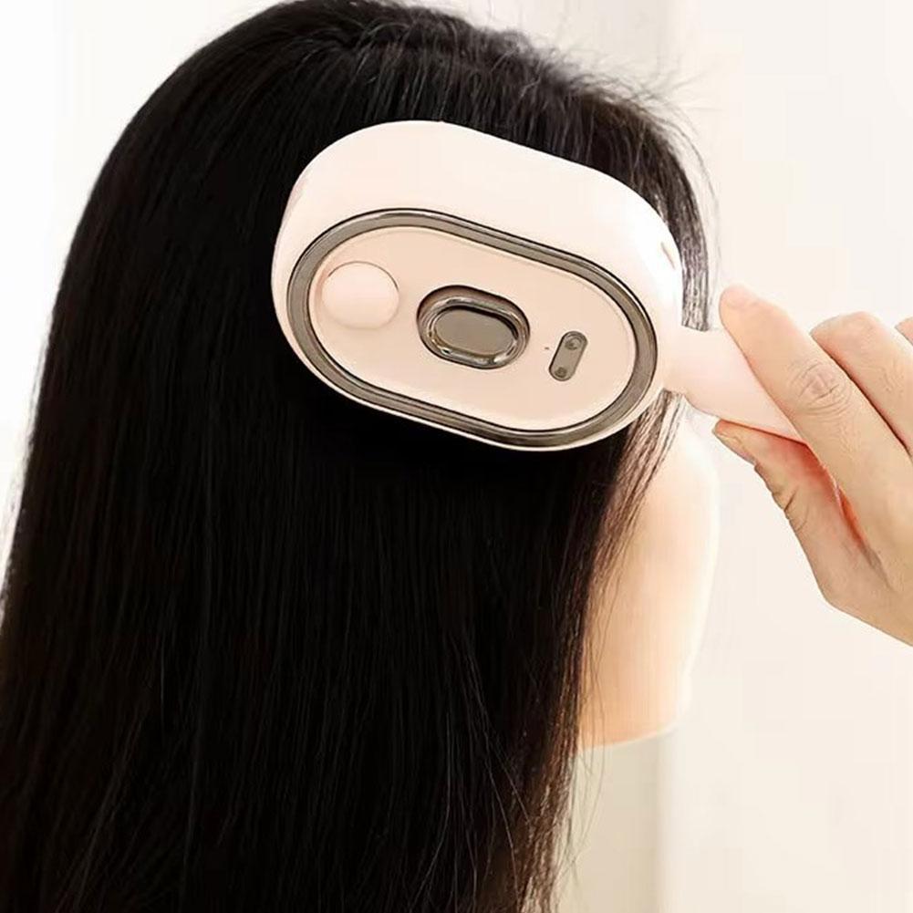 مشط تدليك كهربائي بالرش الهوائ - مراجعة Hair Care Essential Oil Atomizing وسعره