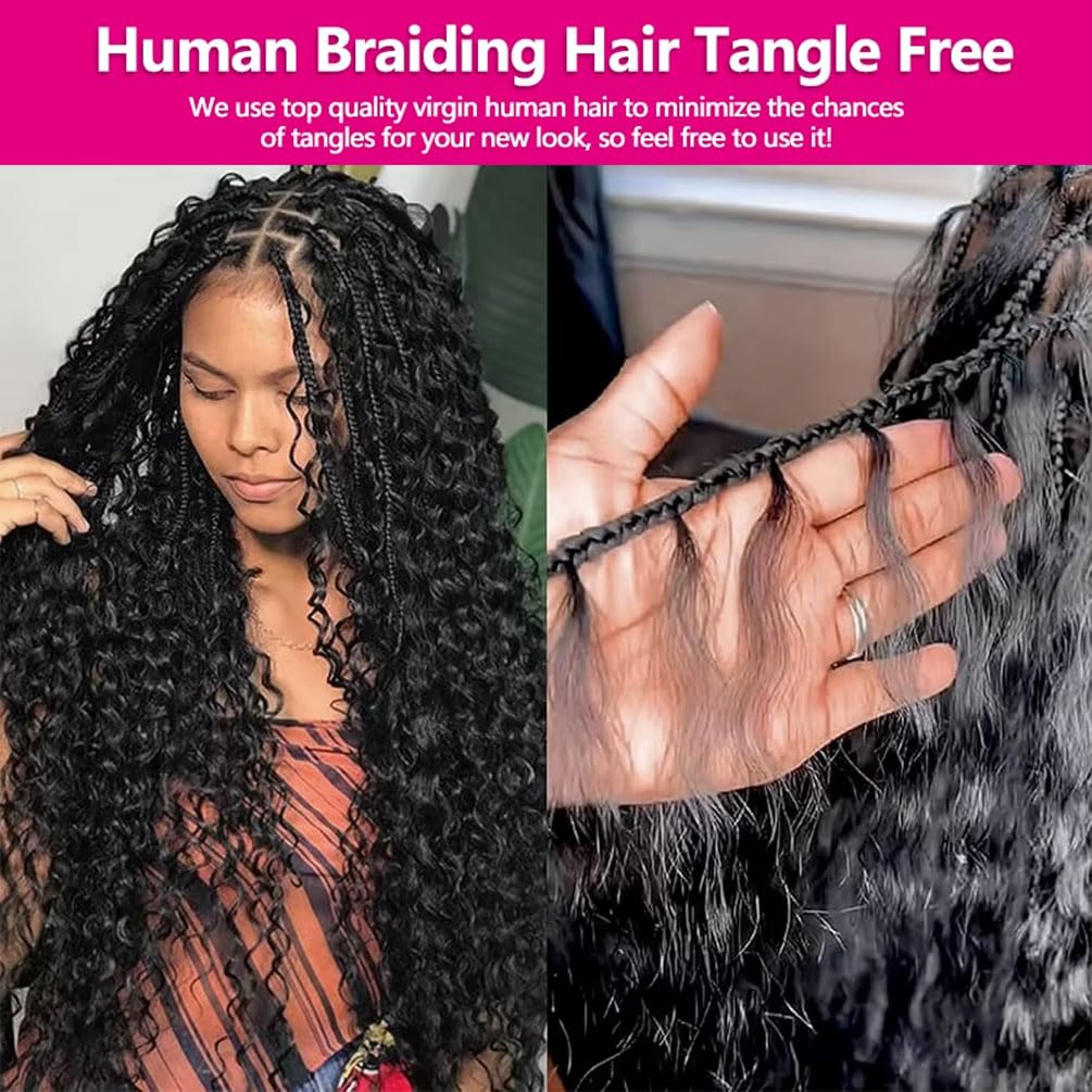 شعر بشري للضفائر البوهيمية 14A - مراجعة Hair Care Indian وسعره