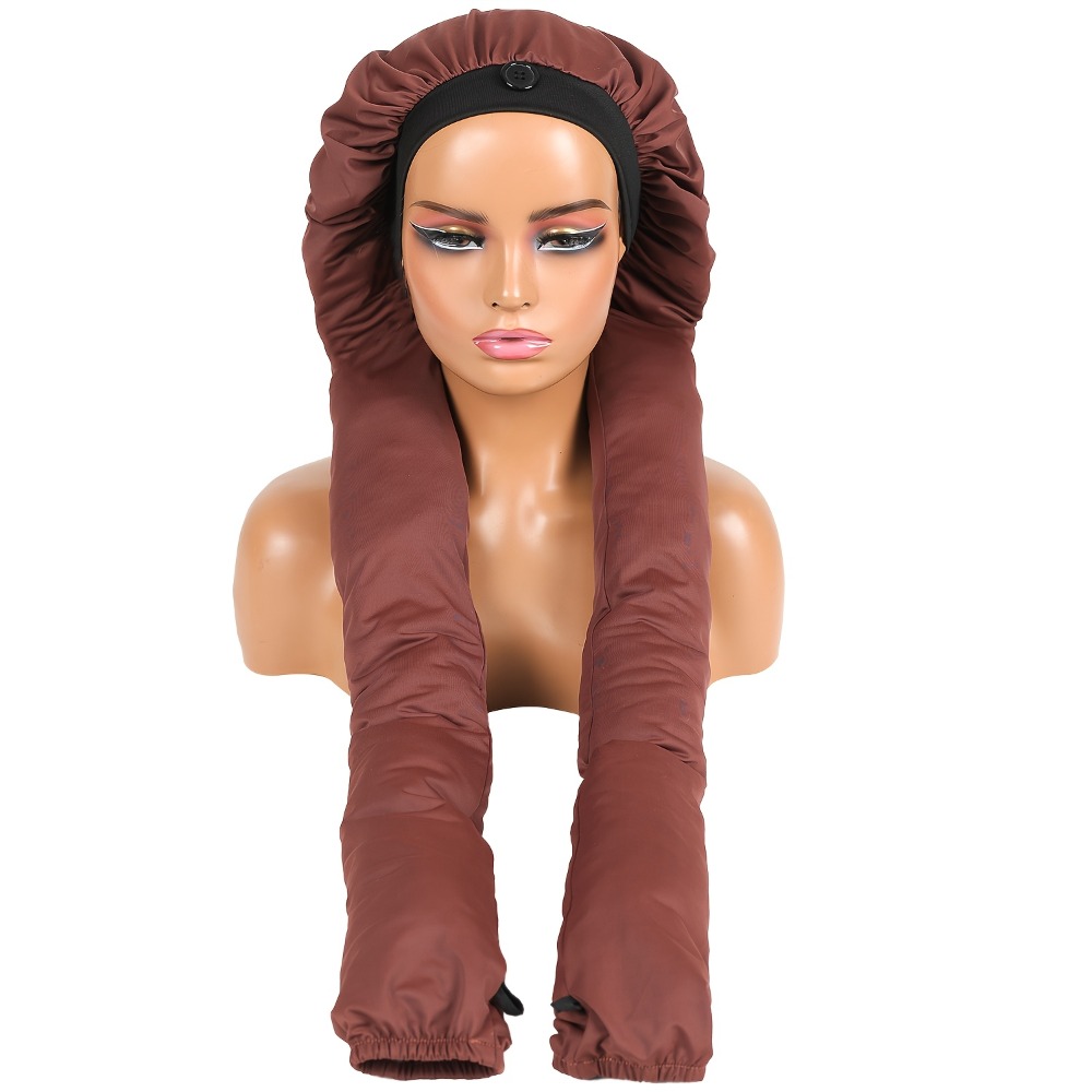 قبعة نوم نسائية فاخرة عالية ال - مراجعة Satin Hair Bonnet وسعره