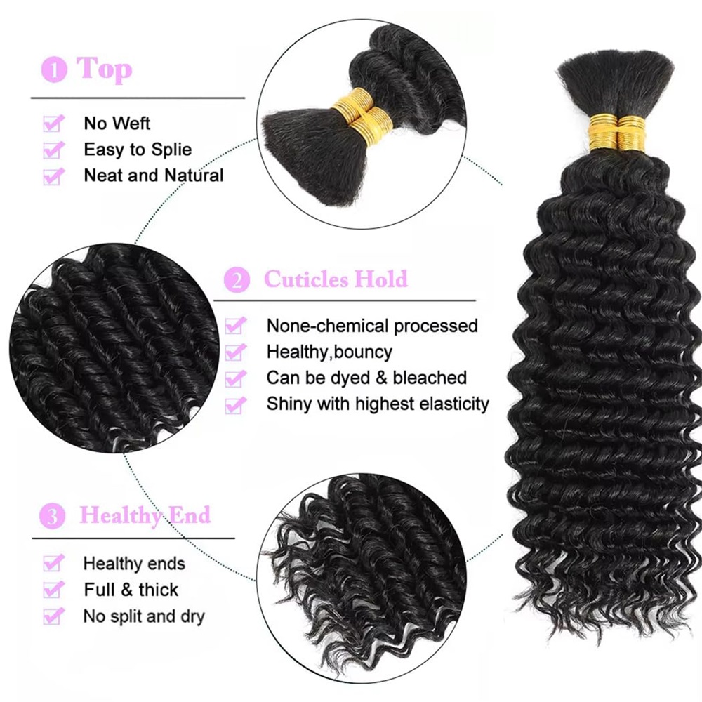 شعر بشري مموج عميق للضفائر 100 - مراجعة Hair Care Formulation وسعره