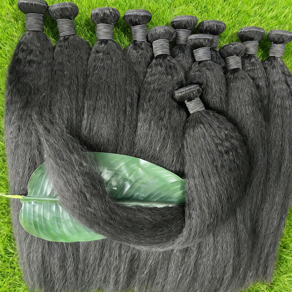 حزم شعر بشري هندي خام كينكي ست - مراجعة Hair Care Indian وسعره