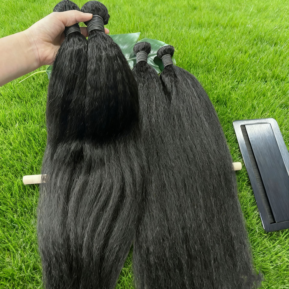 حزم شعر بشري هندي خام كينكي ست - مراجعة Hair Care Indian وسعره