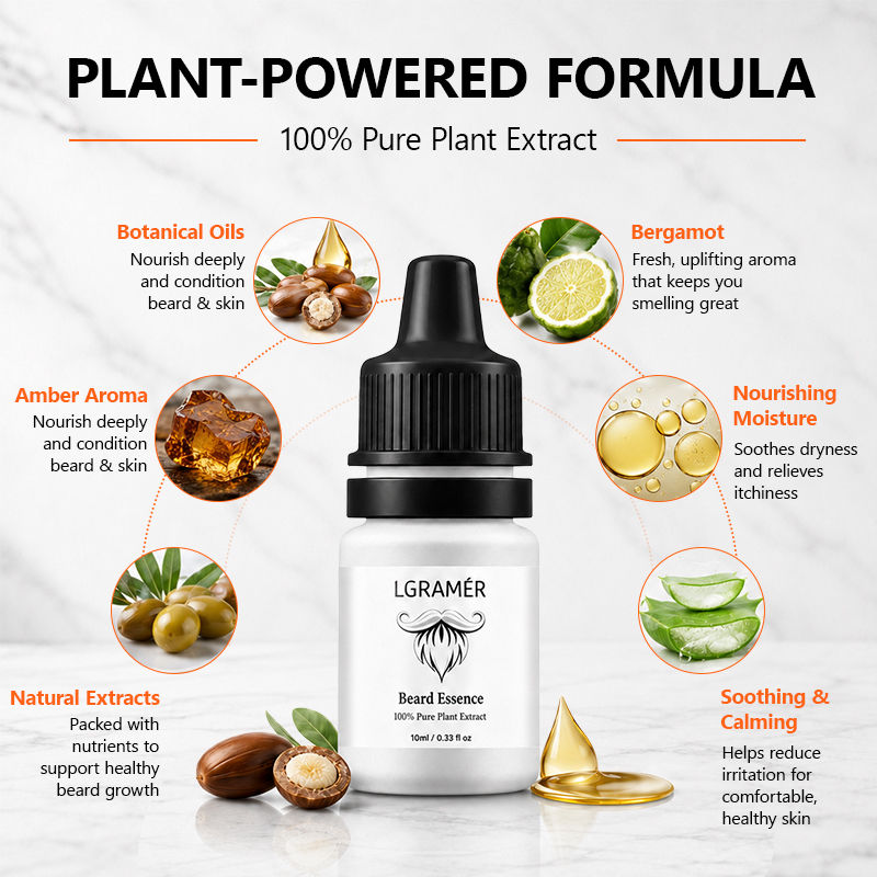 سيروم نمو اللحية للرجال لتغذية - مراجعة Hair Growth Serum Oil وسعره