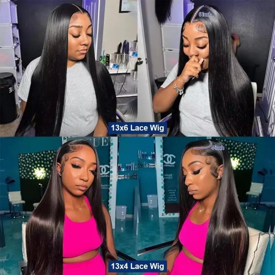 شعر مستعار بشري مستقيم بطول 40 - مراجعة Lace Front Wig وسعره