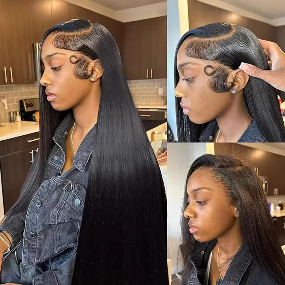 شعر مستعار بشري مستقيم بطول 40 - مراجعة Lace Front Wig وسعره