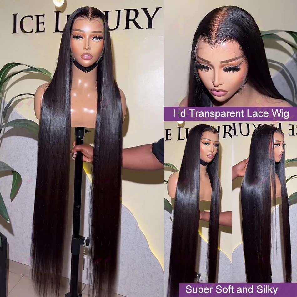 شعر مستعار بشري مستقيم بطول 40 - مراجعة Lace Front Wig وسعره