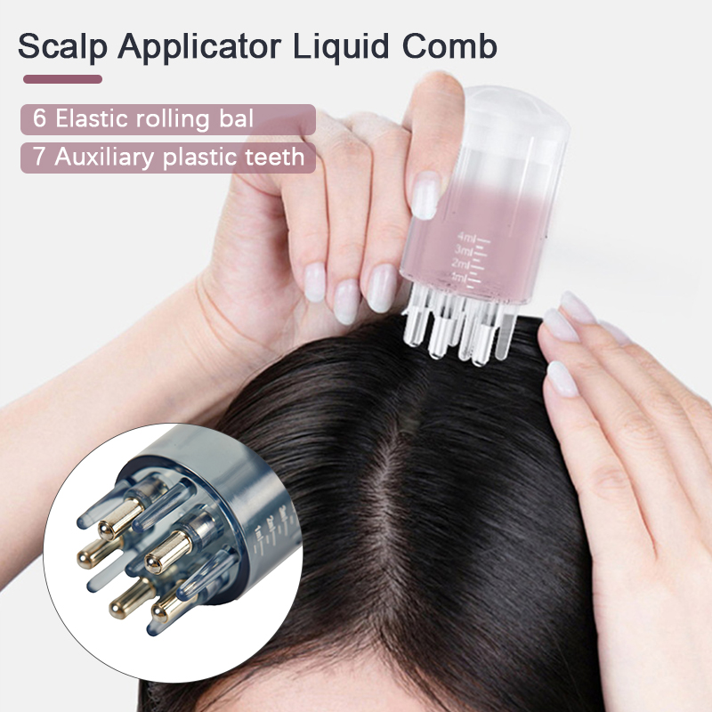 مشط تدليك فروة الرأس سعة 5 مل  - مراجعة Hair Growth Serum Oil وسعره