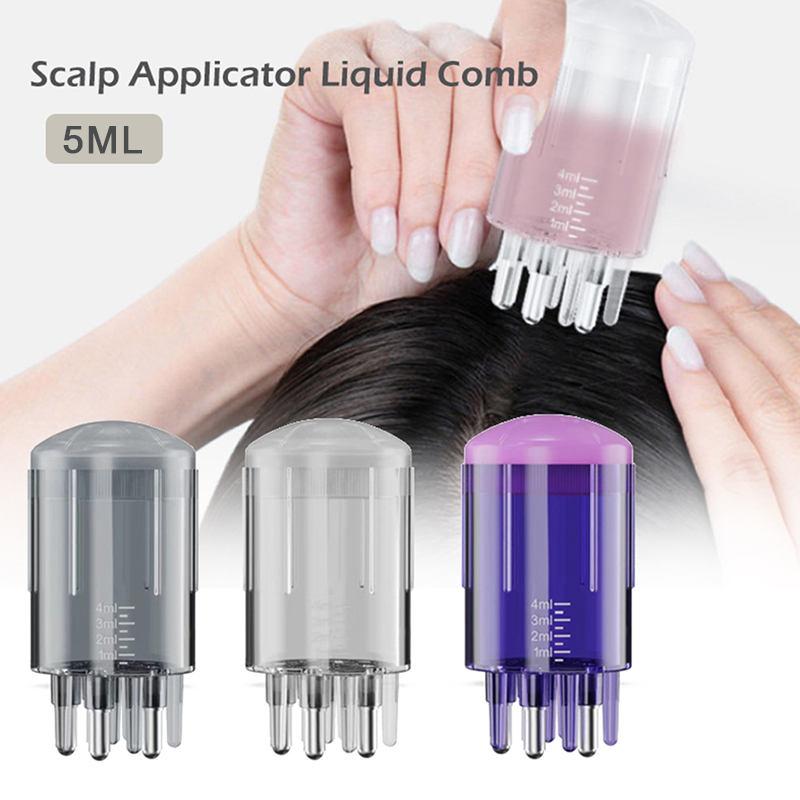 مشط تدليك فروة الرأس سعة 5 مل  - مراجعة Hair Growth Serum Oil وسعره