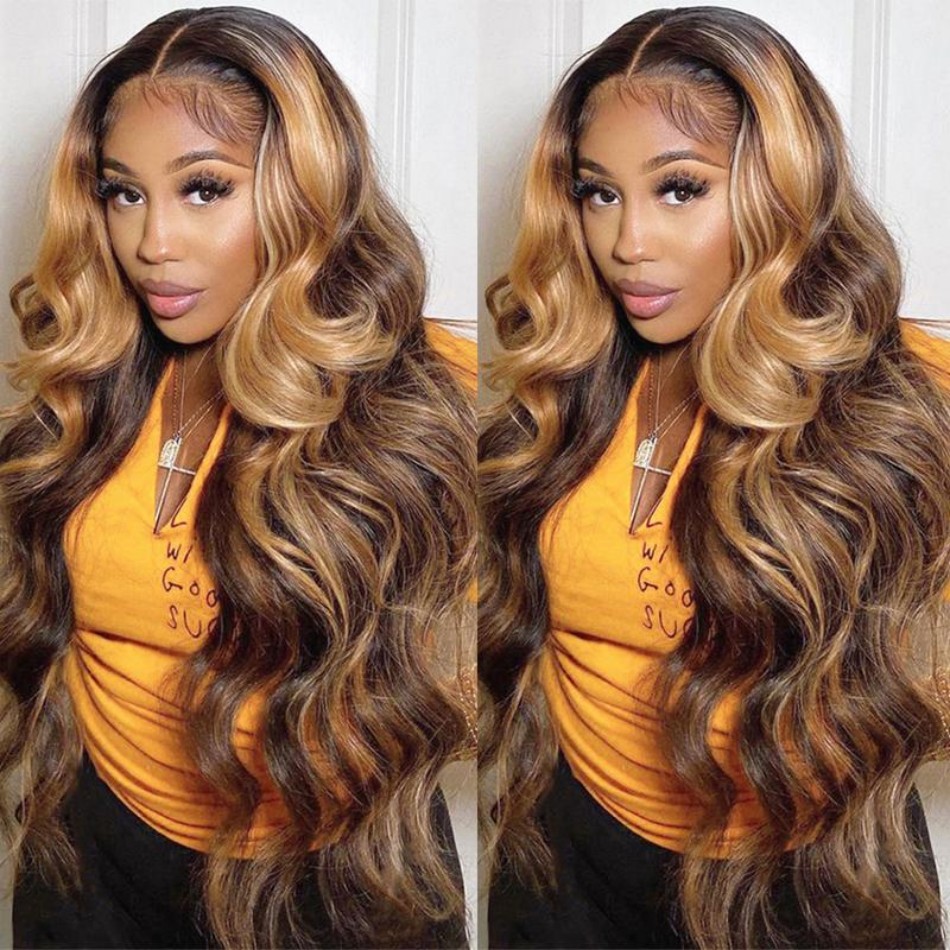 250 كثافة تسليط الضوء على البا - مراجعة Lace Front Wig وسعره