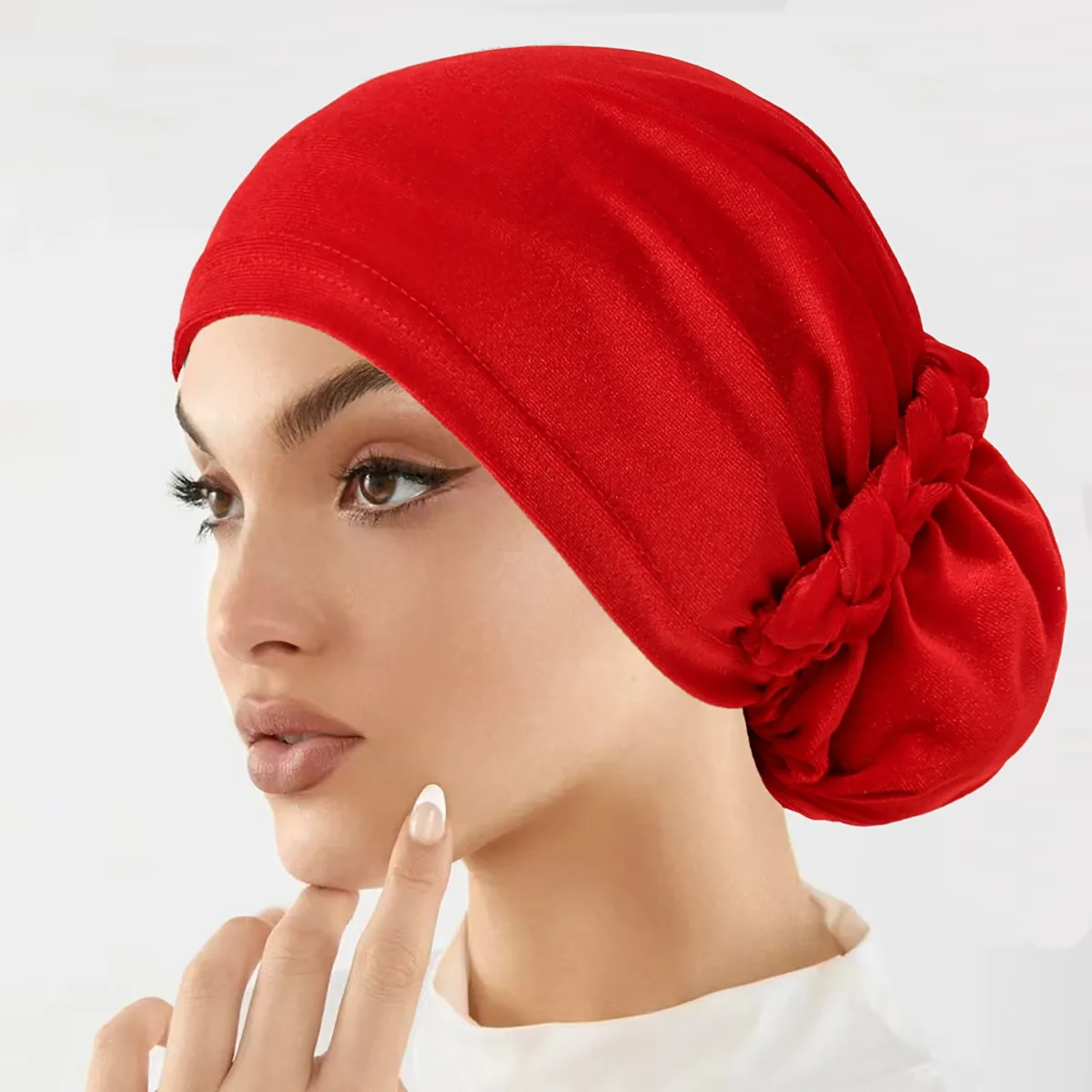 الضفائر الهندية المخملية قبعة  - مراجعة Hair Care Indian وسعره