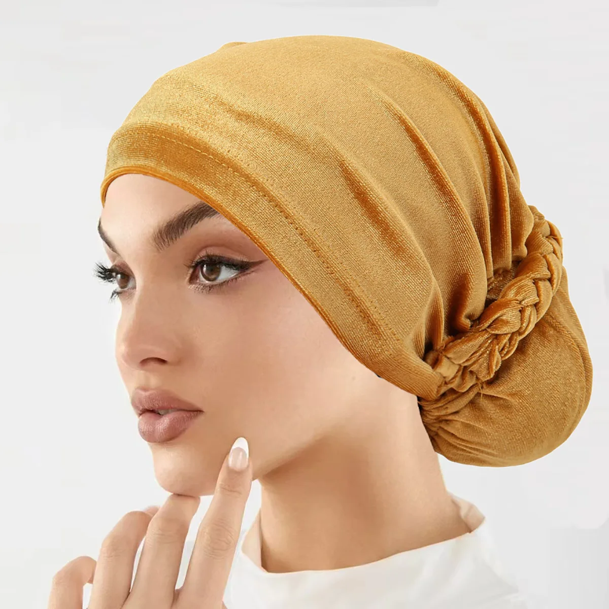 الضفائر الهندية المخملية قبعة  - مراجعة Hair Care Indian وسعره