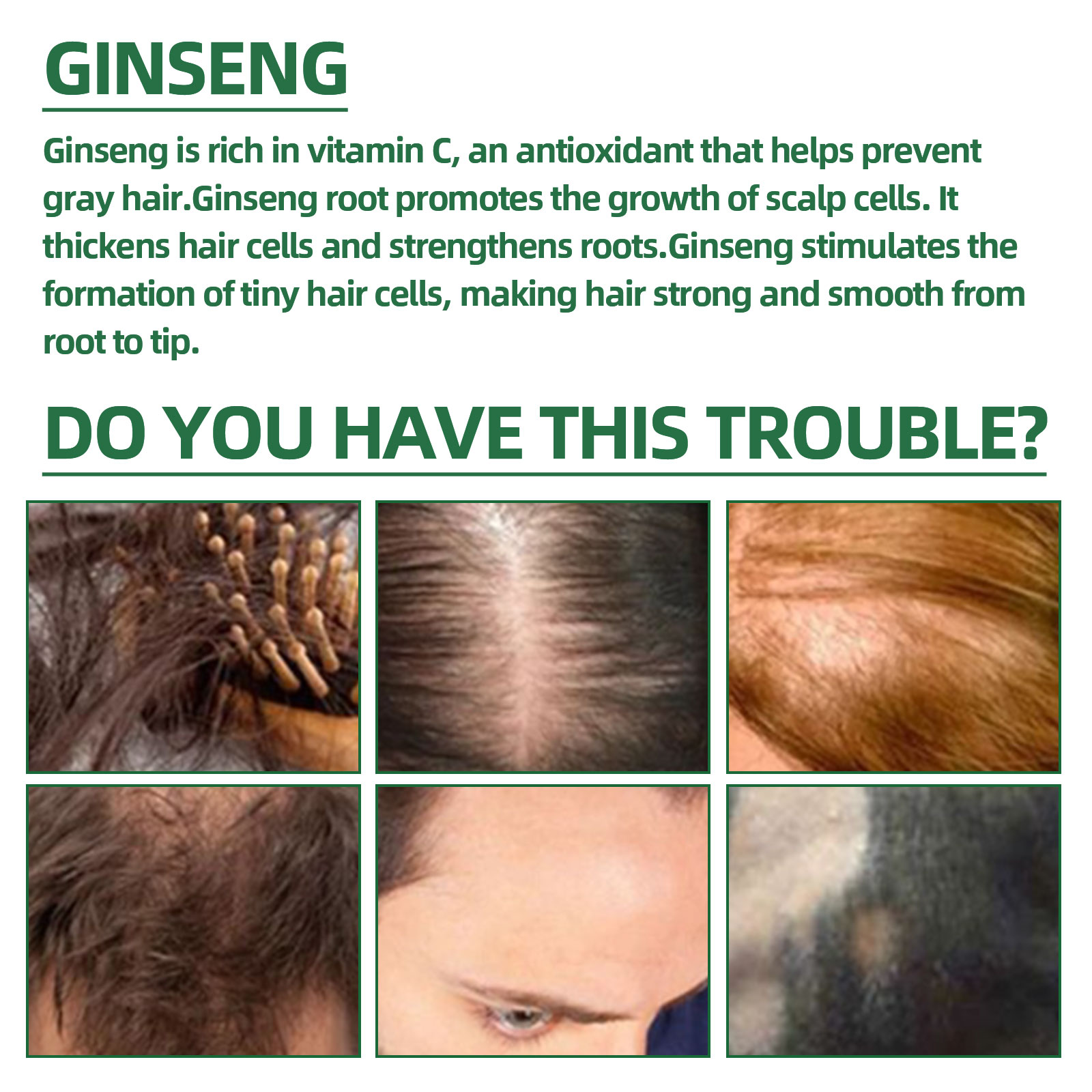 رذاذ الجينسنغ العشبي الطبيعي ل - مراجعة Hair Care Herbal Products وسعره