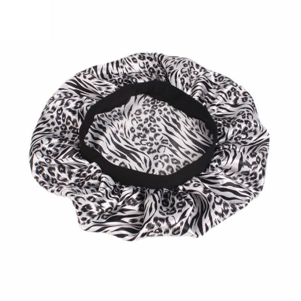 قبعة نوم من الساتان بنقشة زهور - مراجعة Satin Hair Bonnet وسعره