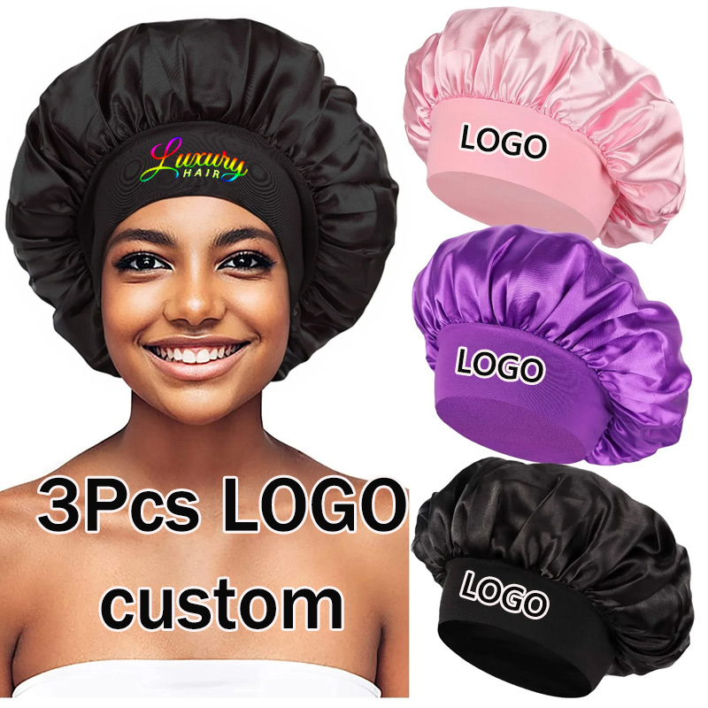 قبعات شعر من الساتان الحريري م - مراجعة Satin Hair Bonnet وسعره