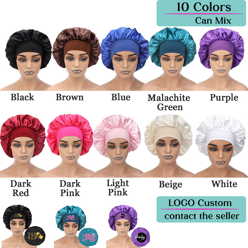 قبعات شعر من الساتان الحريري م - مراجعة Satin Hair Bonnet وسعره