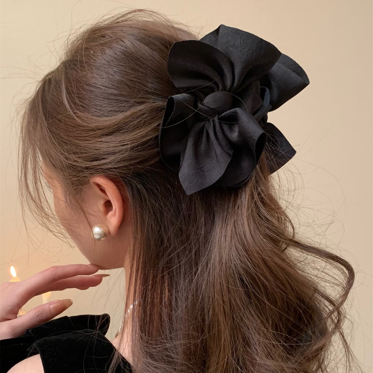 مشبك شعر جديد كبير من القماش ب - مراجعة Hair Clip Claw Large وسعره