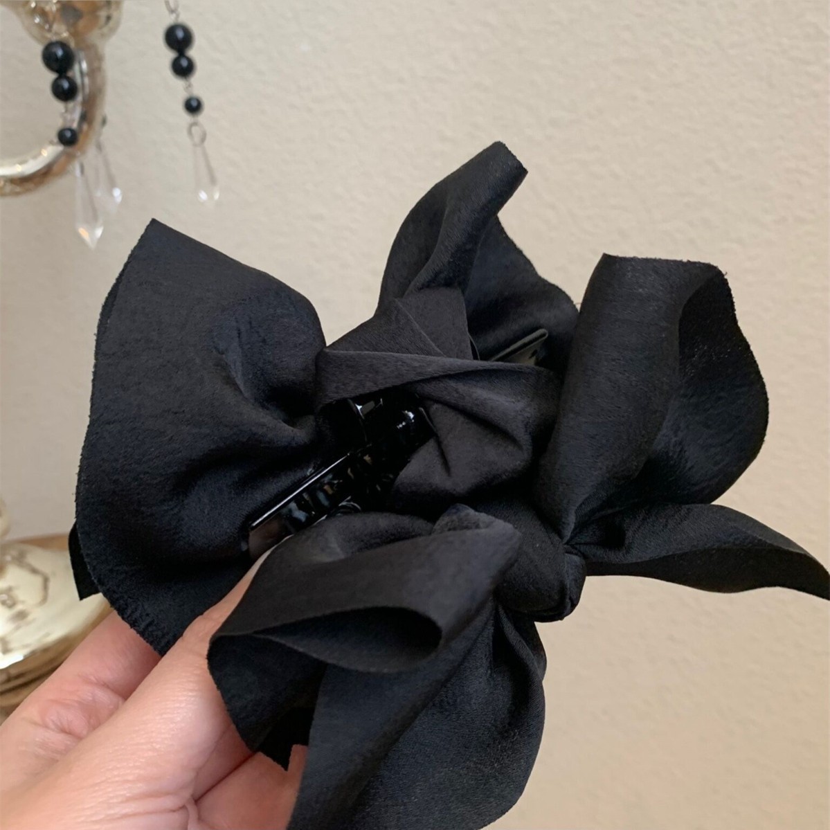 مشبك شعر جديد كبير من القماش ب - مراجعة Hair Clip Claw Large وسعره