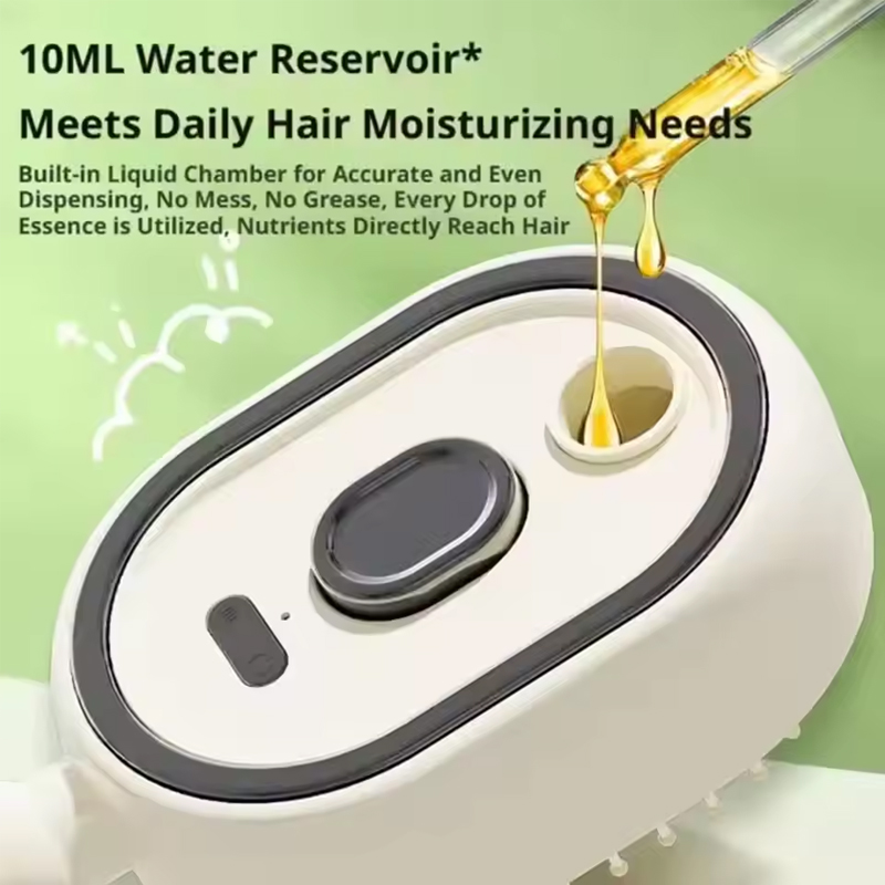 مشط كهربائي للتدليك بالرش الهو - مراجعة Hair Care Essential Oil Atomizing وسعره