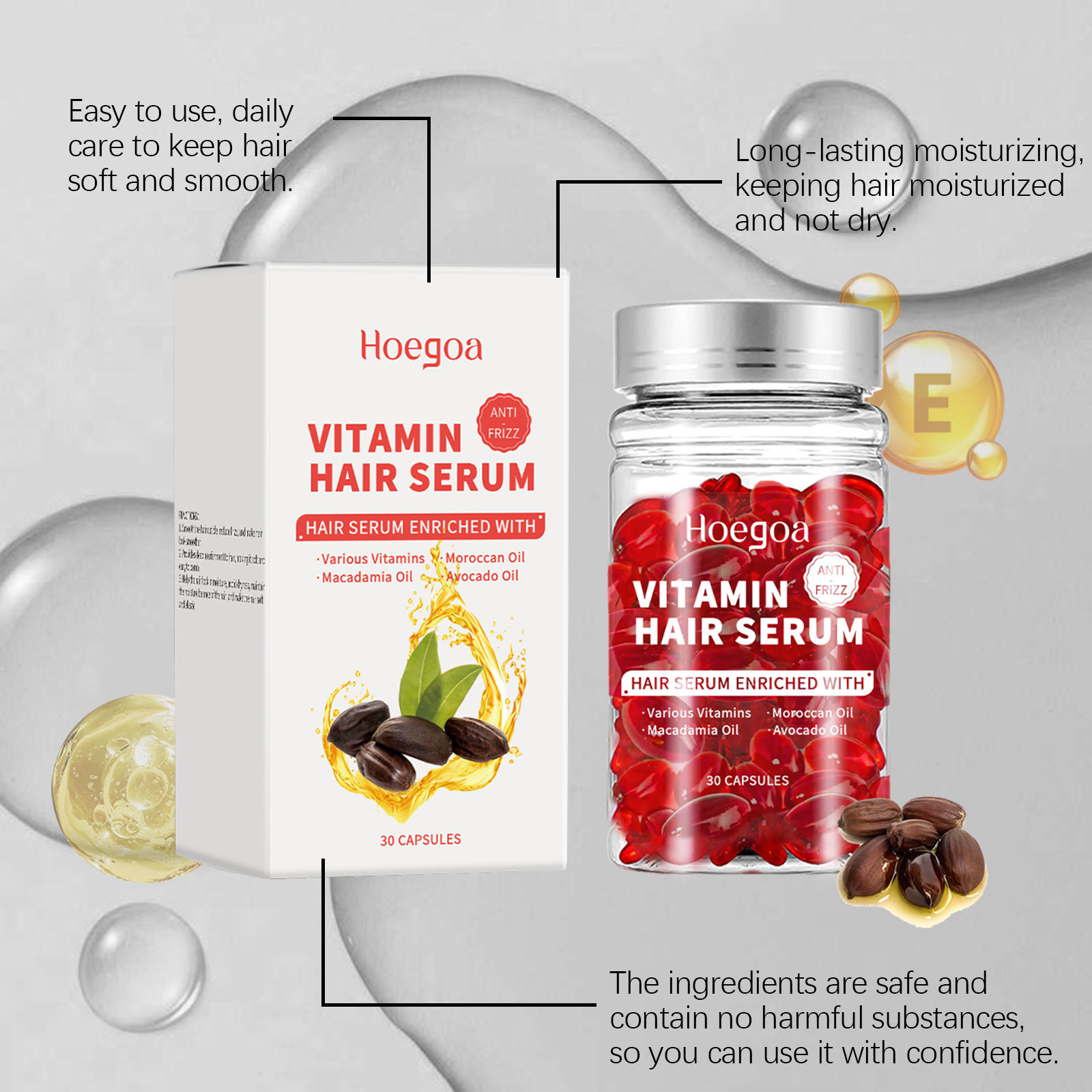 كبسولات مصل العناية بالشعر فيت - مراجعة Hair Growth Serum Oil وسعره