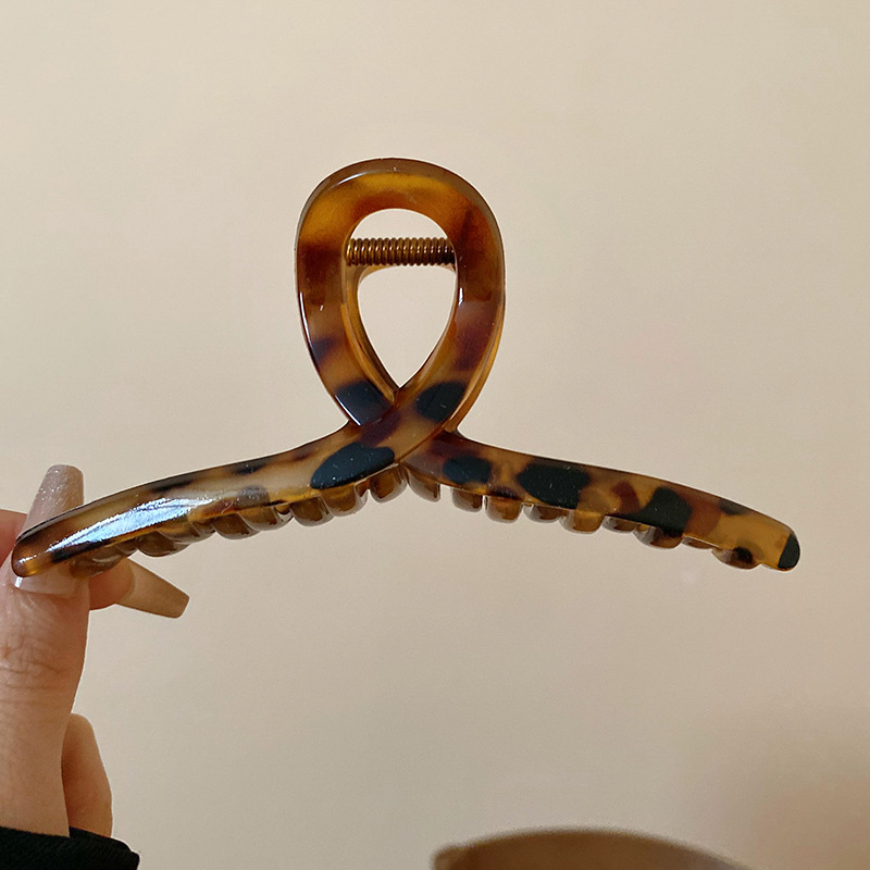 1/2/4 قطع مشابك شعر أكريليك كب - مراجعة Hair Clip Claw Large وسعره