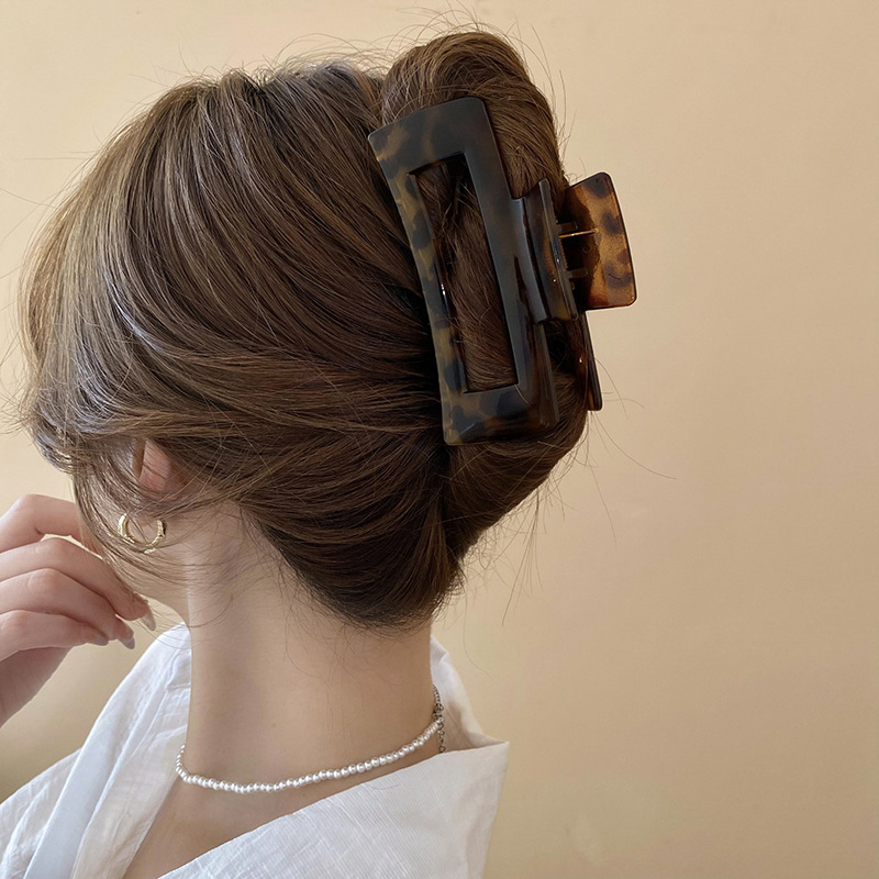 1/2/4 قطع مشابك شعر أكريليك كب - مراجعة Hair Clip Claw Large وسعره