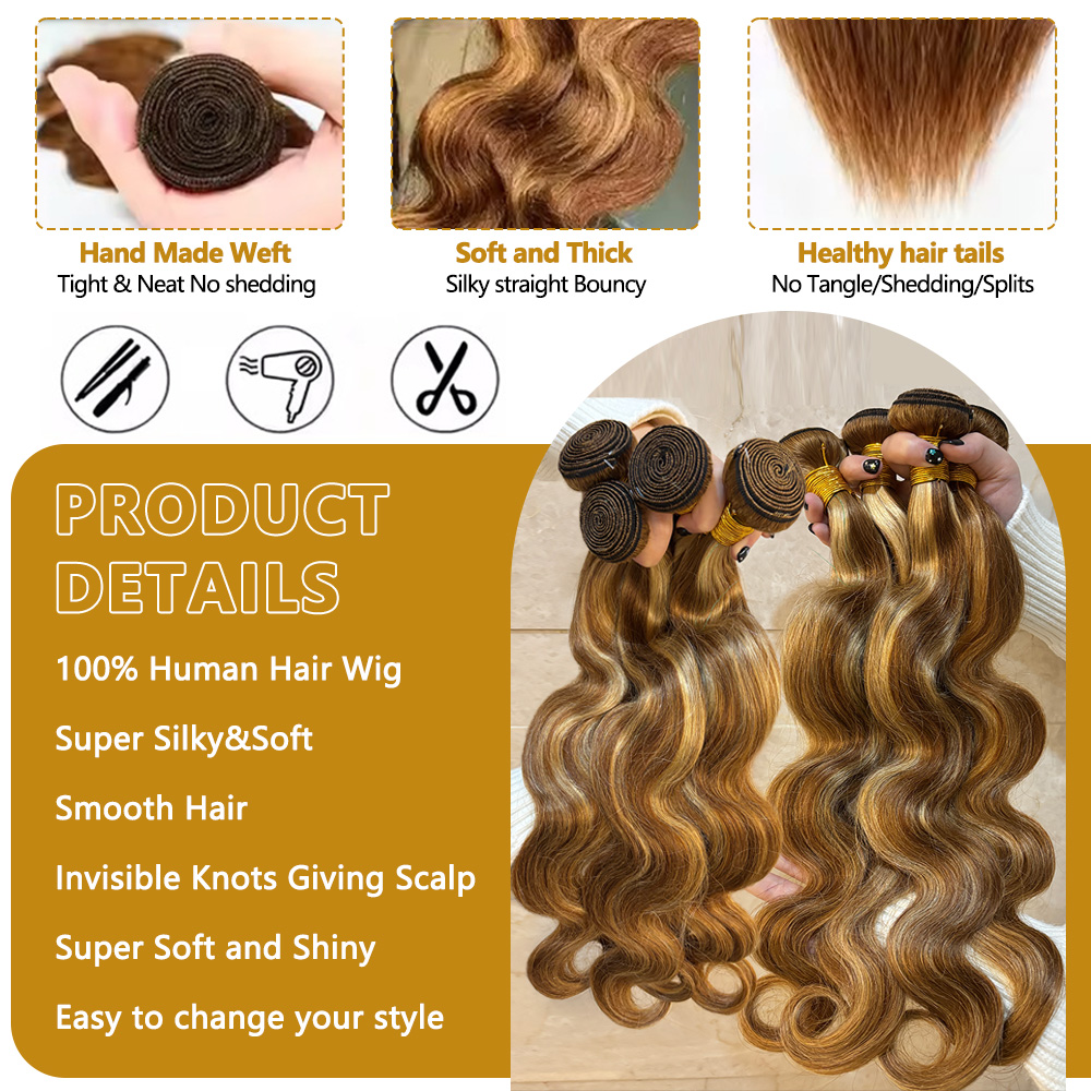 P4‑27 وصلات شعر بشري مموج بتأث - مراجعة Hair Care Indian وسعره